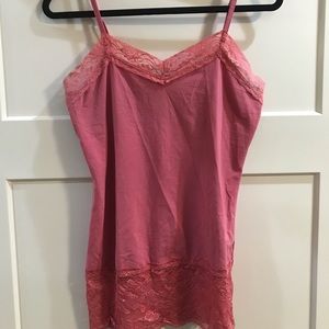 Salmon Vanity Camisole, Size L